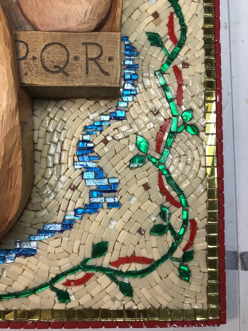 Station Mosaic Detail Water